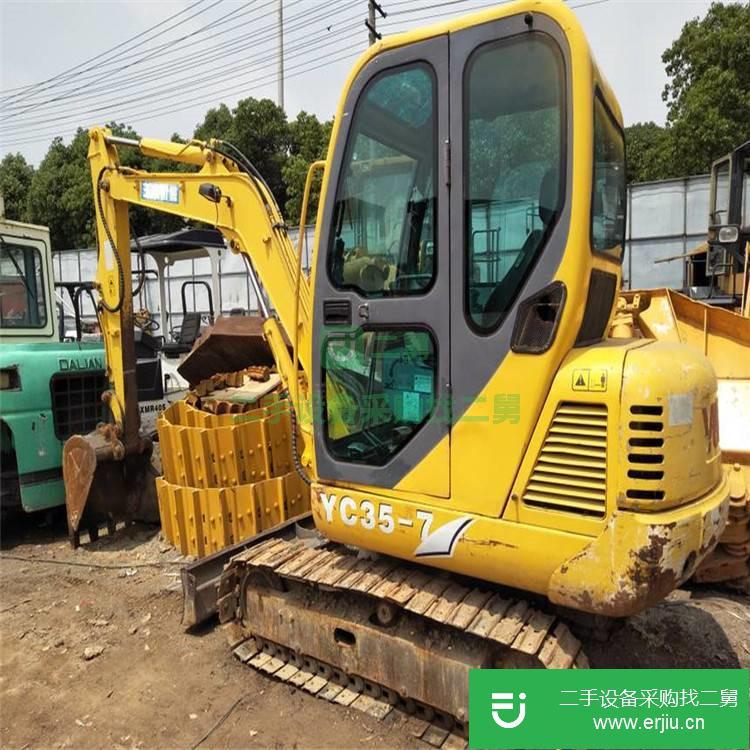 上海出售二手玉柴YC35-7挖掘機