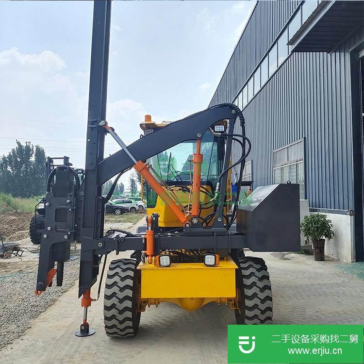 山東出售二手高速公路護欄打樁機