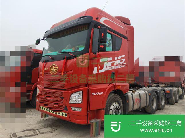 江西出售二手青島解放JH6重卡500馬力牽引車