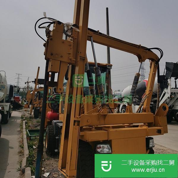 山東出售二手波形護欄打樁機