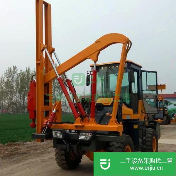 吉林出售二手護(hù)欄打樁機(jī)