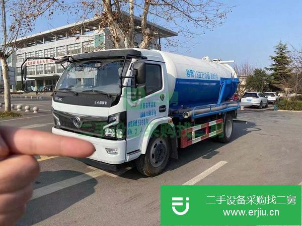 山東出售二手東風福瑞卡10方吸污車全手續