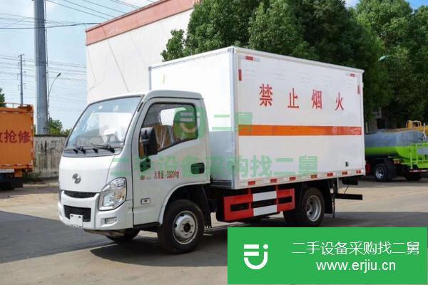 河南出售二手國六東風途逸3米小型危險品廂式運輸車