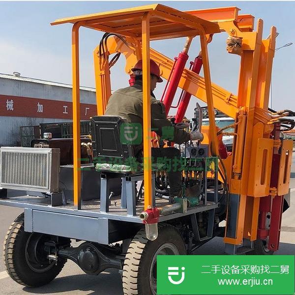 吉林出售二手護(hù)欄打樁機(jī)