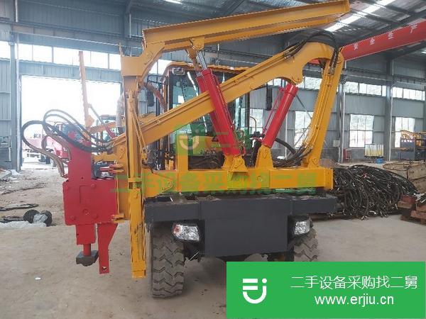 新疆出售二手護(hù)欄打樁機(jī)