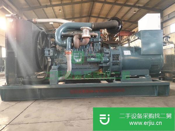 吉林出售二手帕金斯500千瓦柴油發電機組