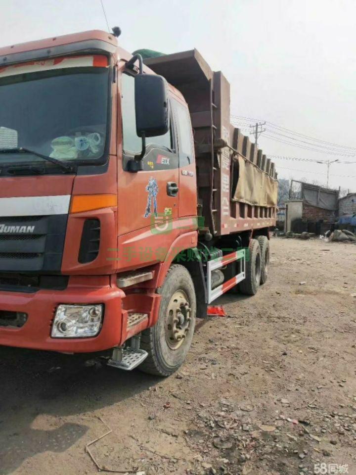 遼寧出售二手的11年歐曼后八輪土方車