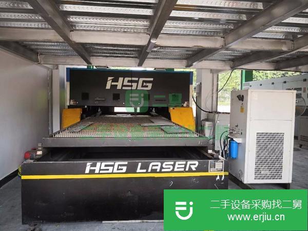 江西出售二手宏山1200瓦光纖激光切割機(jī)