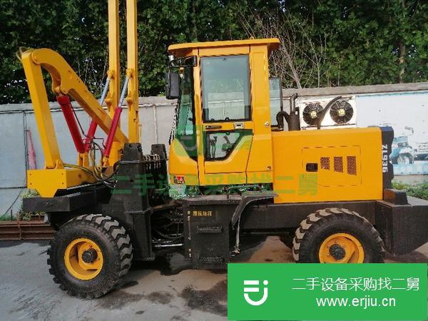 山東出售二手高速護欄打樁機