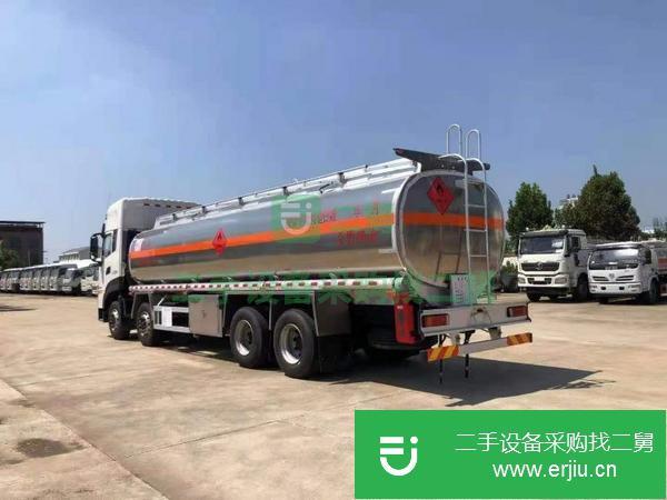 福建出售二手國六東風天龍前四后八油罐車龍擎350馬力發動機陜齒12檔