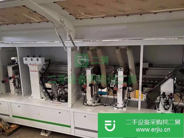河北出售二手木工機(jī)械廣東基力雙修帶跟蹤全自動(dòng)封邊機(jī)