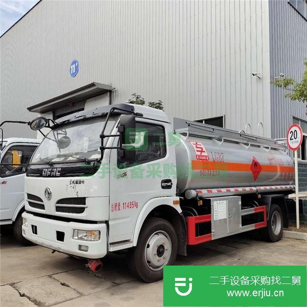 江西出售二手國五東風多利卡8噸玉柴150馬力軸距3800MM油罐車手續齊全