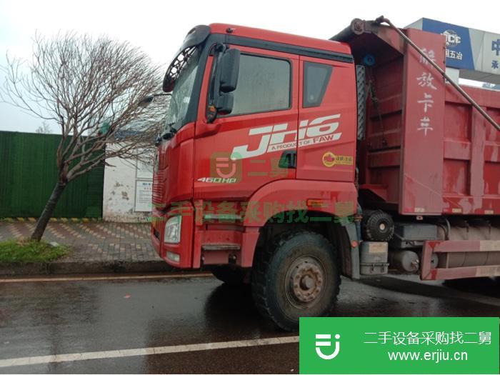 江西出售二手青島解放460馬力自卸車(chē)