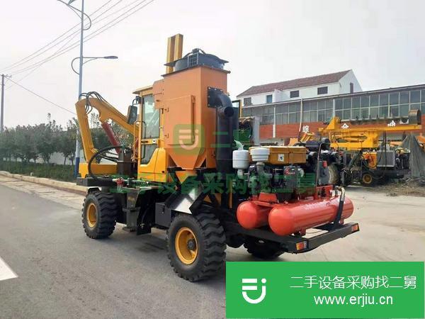 山東出售二手高速公路護欄打樁機