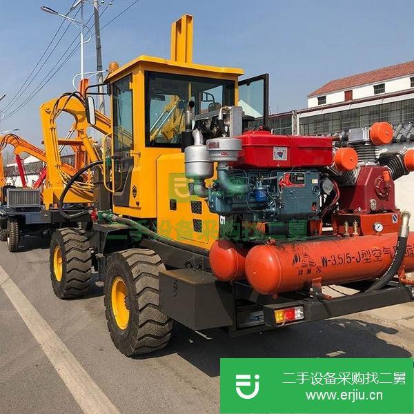 新疆出售二手護(hù)欄打樁機(jī)