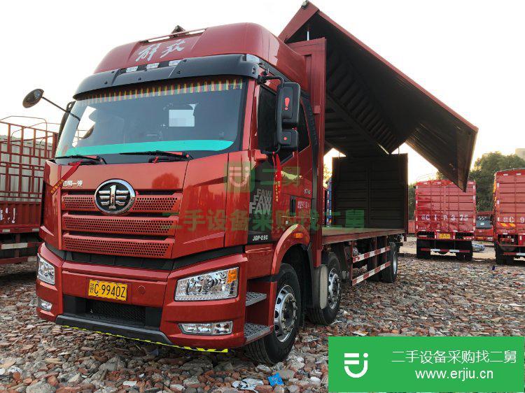 江西出售二手一汽解放280馬力飛翼箱式貨車
