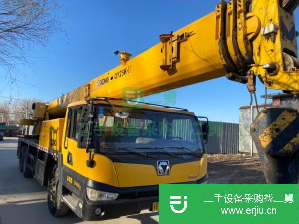 天津出售二手13年11月25k-11汽車吊手續(xù)齊全