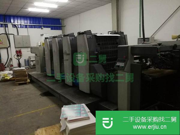 浙江出售二手03年良明四色68印刷機(jī)