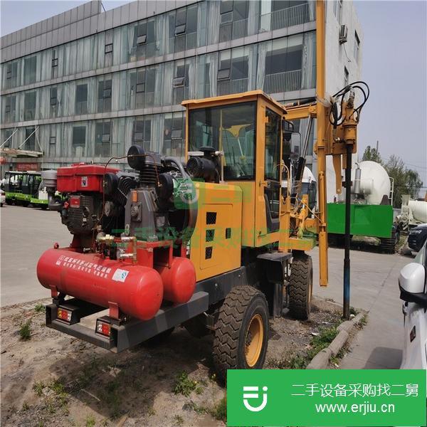 山東出售二手公路護欄打樁機