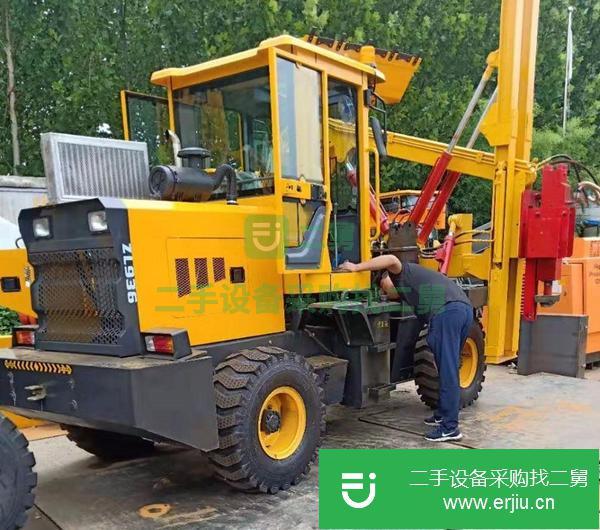 山東出售二手小型護欄打樁機