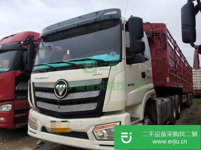 湖南出售二手福田歐曼半掛車