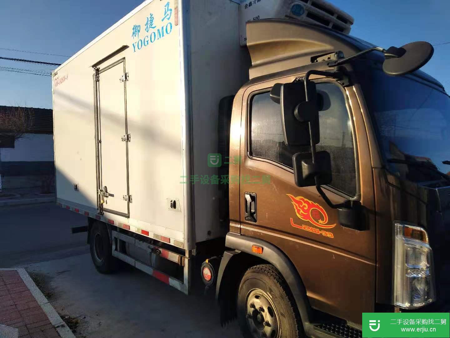 河北出售二手重汽豪沃170馬力冷藏車