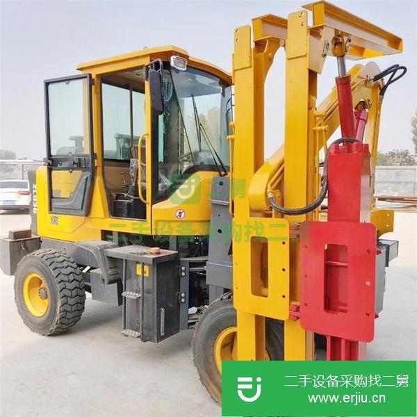 山東出售二手護欄打樁機