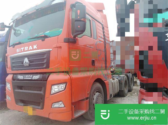 甘肅出售二手中國重汽重卡540馬力自卸車