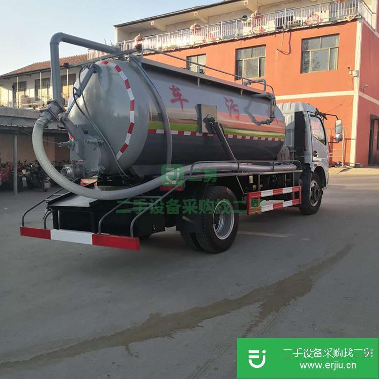 山東出售二手福田5立方吸污車