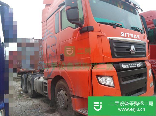 甘肅出售二手中國重汽重卡540馬力自卸車