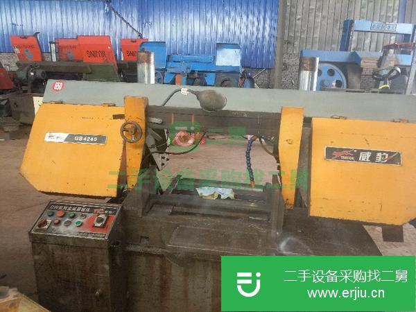 陜西出售二手威豹GB4240鋸床雙柱雙油缸成色好