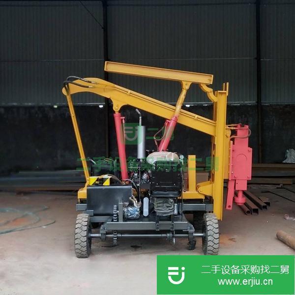 山東出售二手護(hù)欄打樁機(jī)