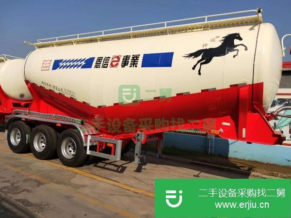 河南出售二手輕量化水泥罐半掛車