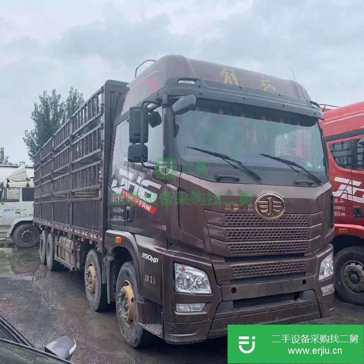 山東出售二手解放廂式貨車