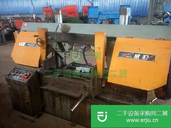 陜西出售二手威豹GB4240鋸床雙柱雙油缸成色好