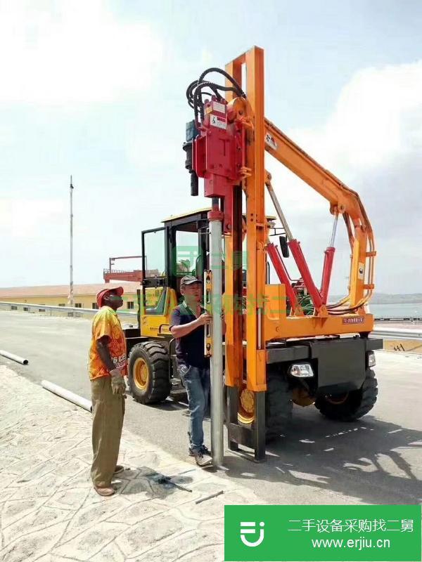 上海出售二手高速公路護欄打樁機