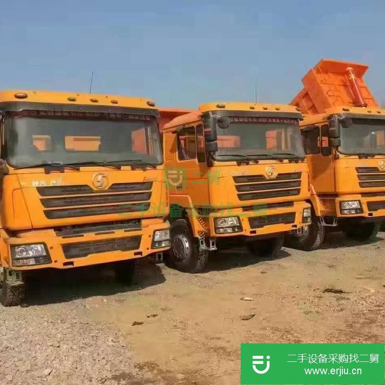 山東出售二手陜汽德龍后八輪工程自卸車