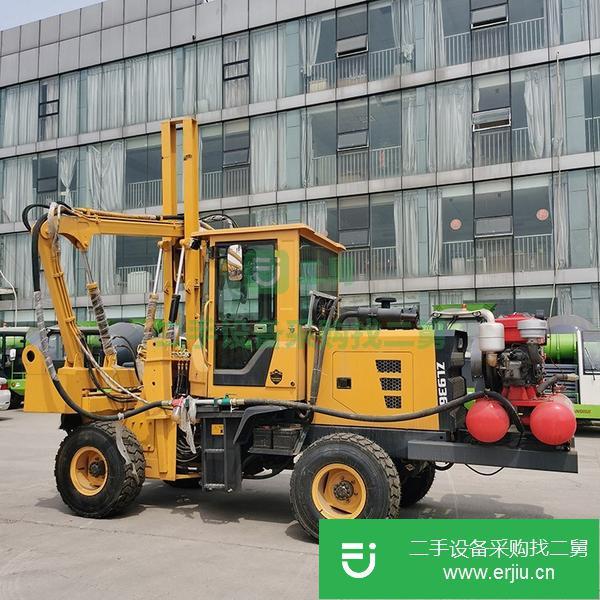 山東出售二手小型護欄打樁機