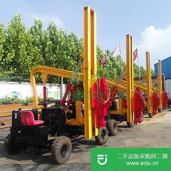 山東出售二手高速路護(hù)欄打樁機(jī)