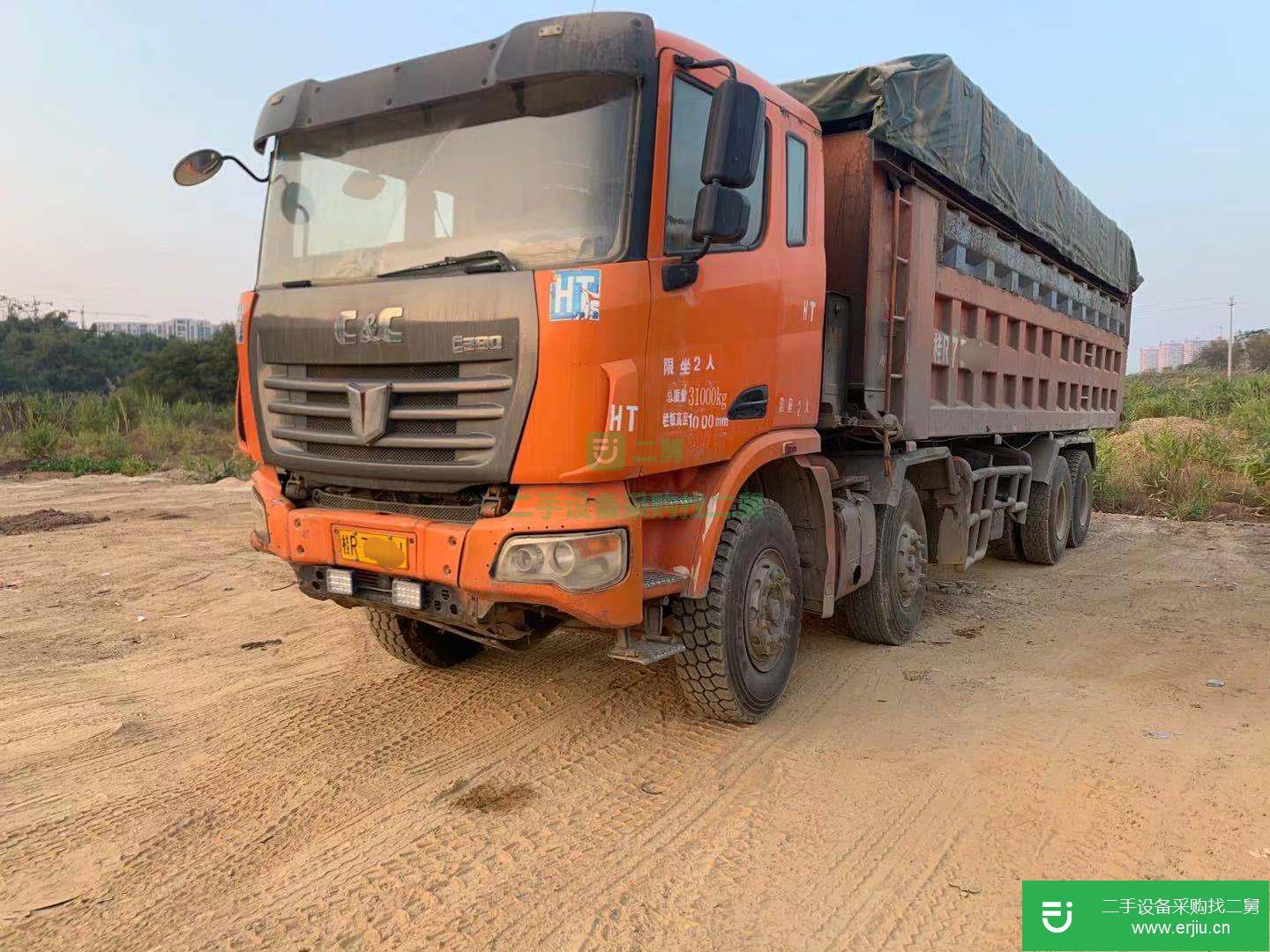 廣西出售二手聯合重卡380馬力自卸車