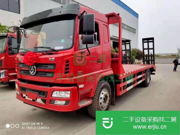 湖南出售二手陜汽軒德X6單橋平板運輸車