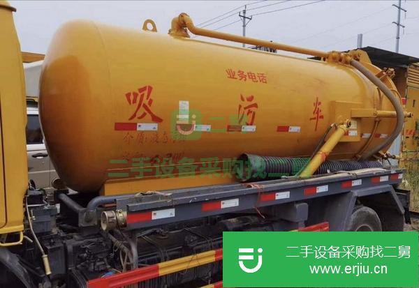 湖北出售二手朝柴130馬力吸污車車況非常棒