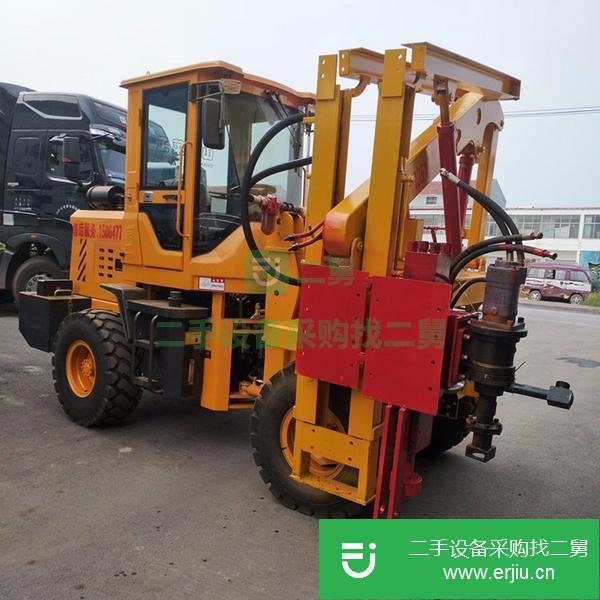 山東出售二手公路波形護欄施工打樁機