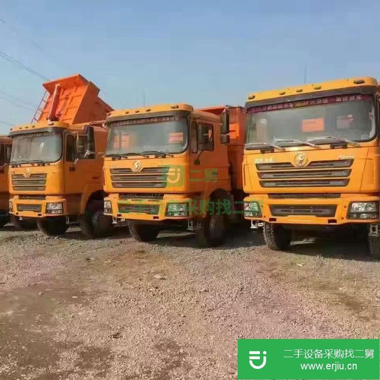 山東出售二手陜汽德龍后八輪工程自卸車