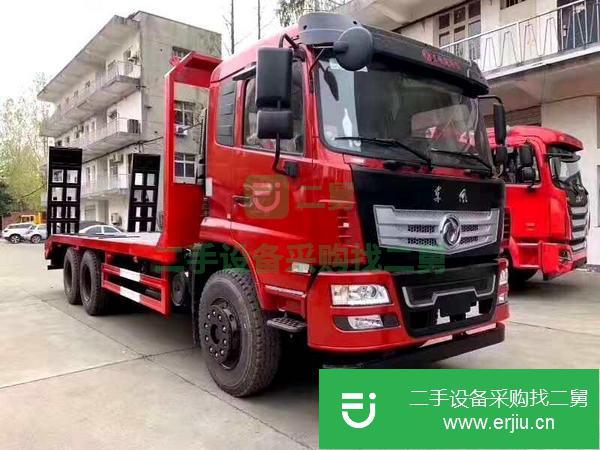 湖北出售二手東風(fēng)平板9米8運(yùn)輸車發(fā)動(dòng)機(jī)270馬力八檔箱