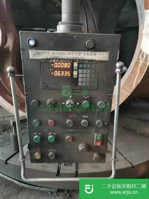 河南出售二手大連瓦房店CQX5240數(shù)顯立式車床