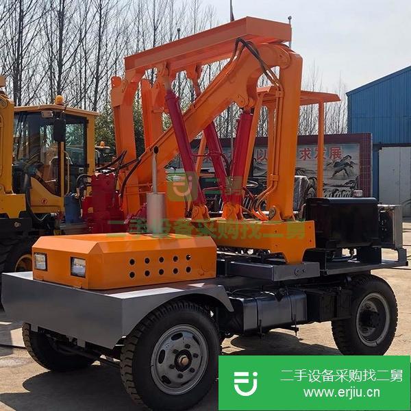 山東出售二手公路護欄打樁機