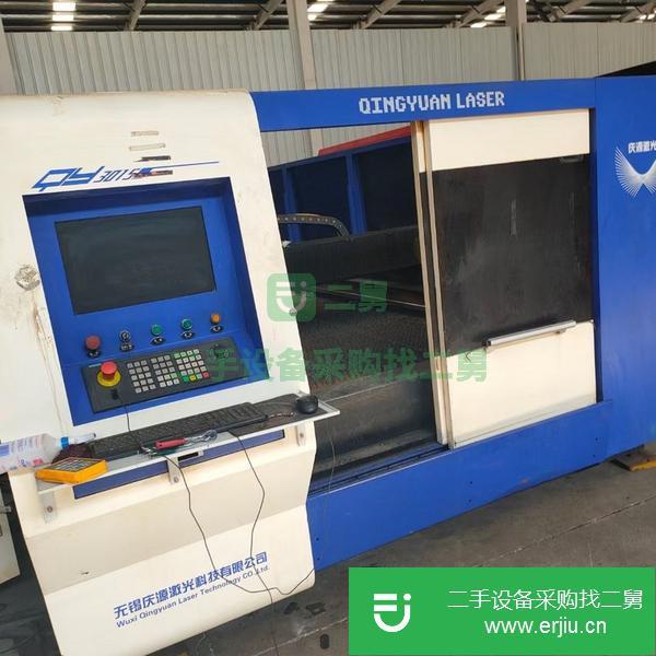 內蒙古出售二手17年慶源1500瓦激光切割機
