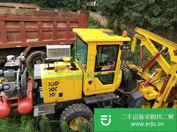山東出售二手小四輪護欄打樁機