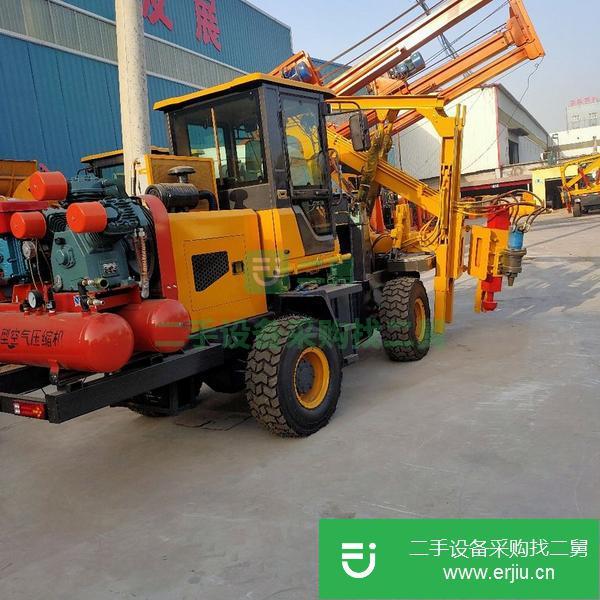 內(nèi)蒙古出售二手高速公路護欄打樁機
